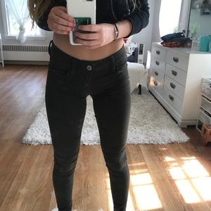 ARMY GREEN AMERICAN EAGLE PANTS